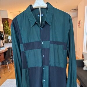 Comme des Garçons Homme Plus label, men's medium shirt, vintage, circa 2002/2003
